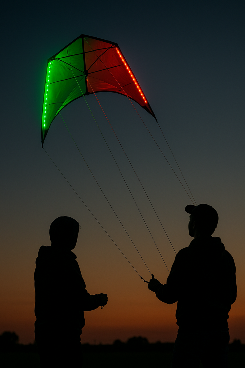 Lenkdrache mit LED